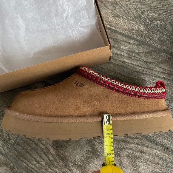 Brand New UGG Big Kids/Youth’s Tazz Slippers (Chestnut) - Picture 9 of 12
